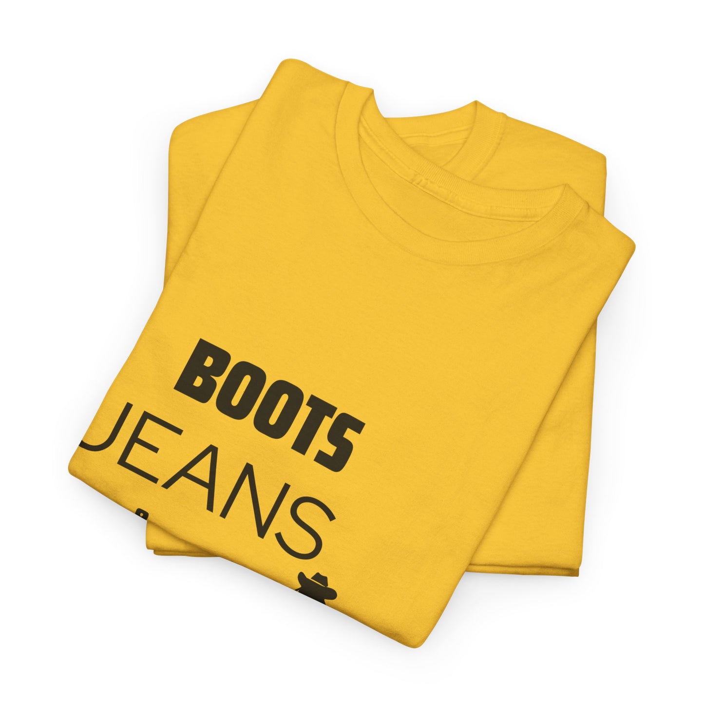 Boots, Jeans and Jesus Unisex Heavy Cotton Tee