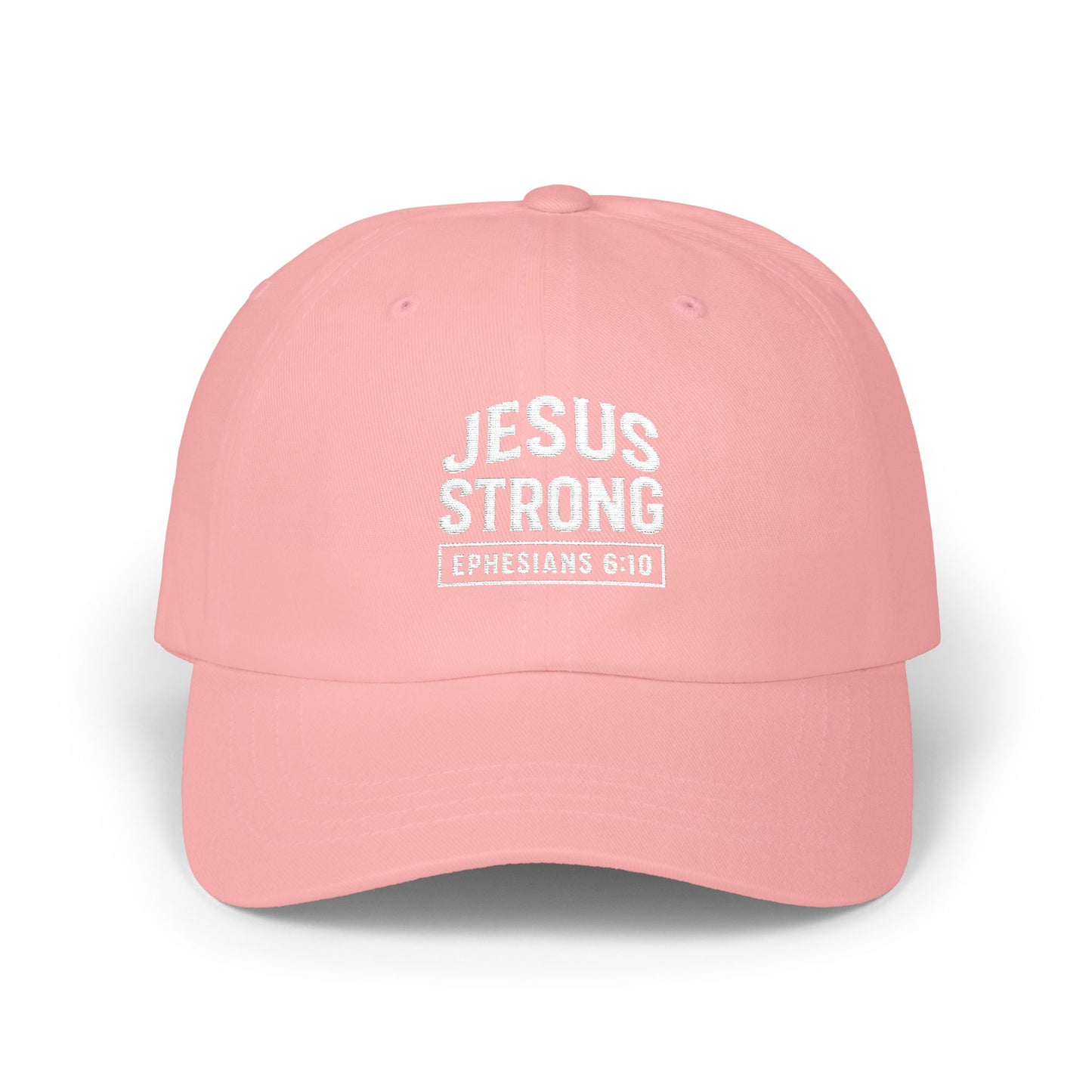 Embroidered JESUS Strong Classic Baseball Cap
