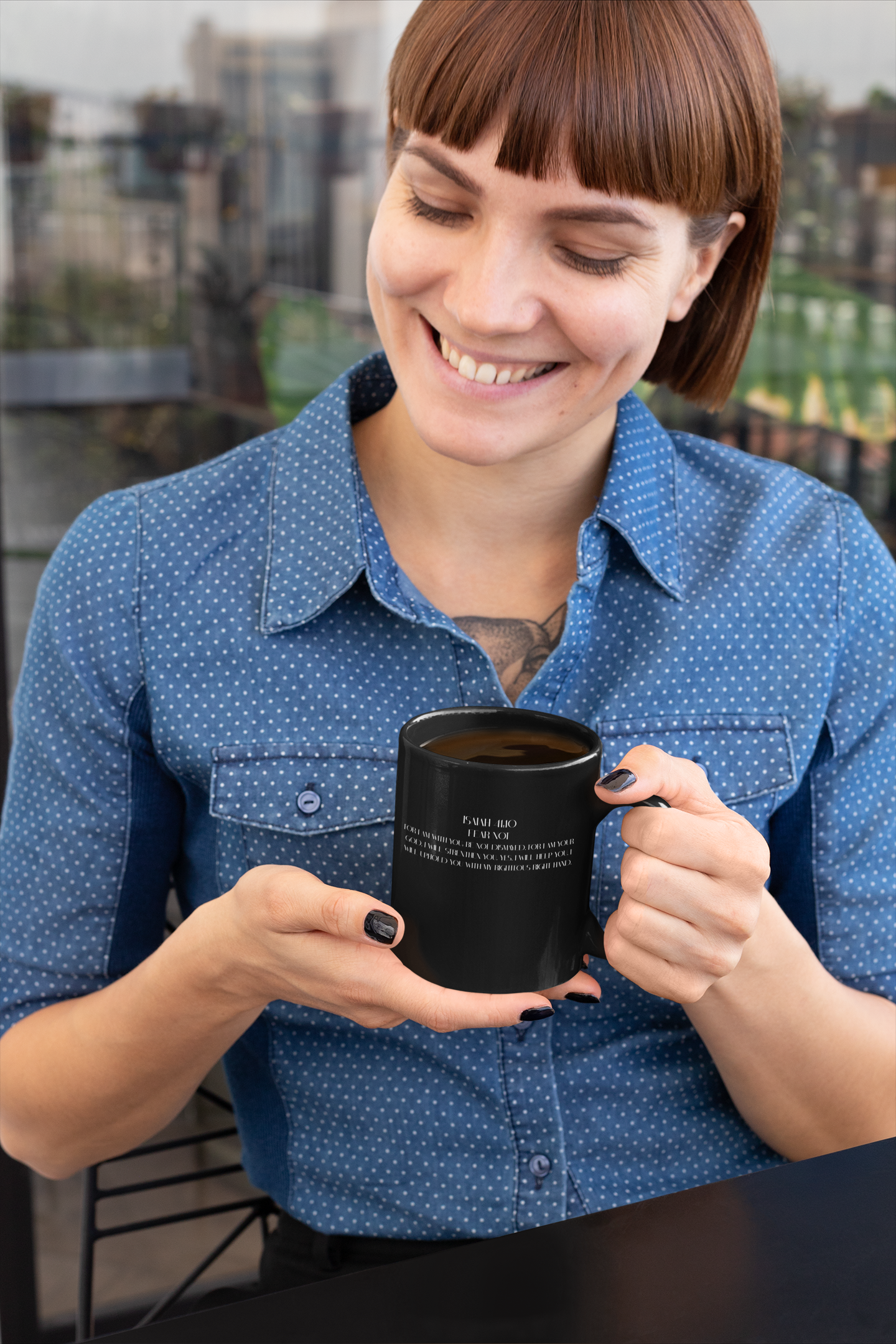 Fear not is a Command Coffee Mug 11oz (Black)