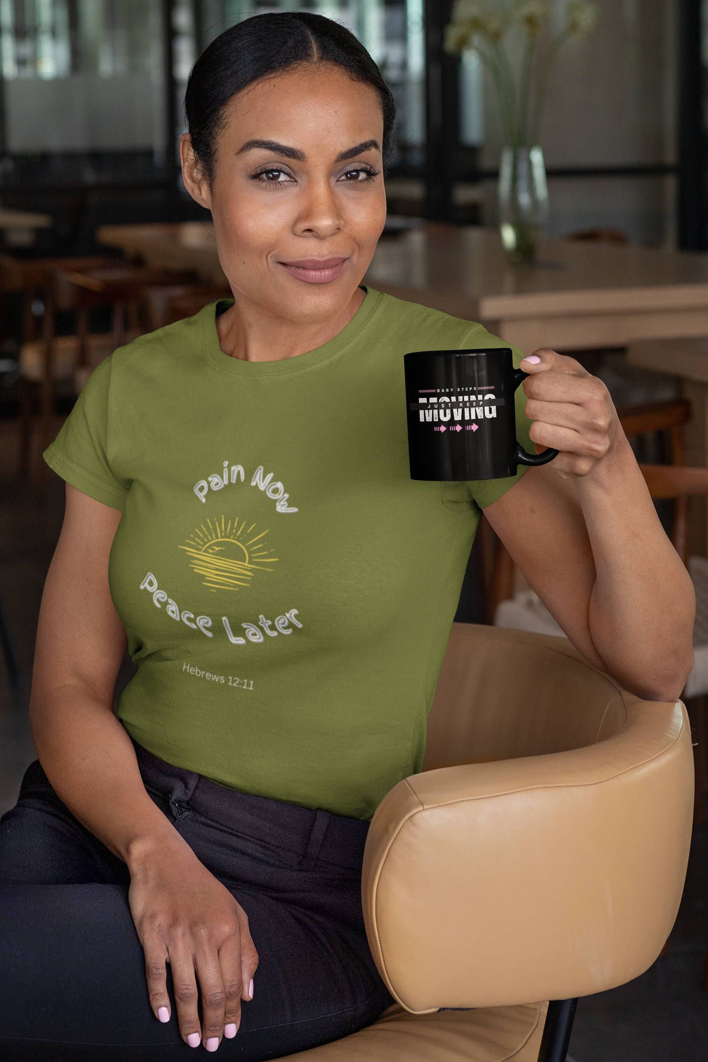 Pain now Peace Later Unisex Heavy Cotton Tee