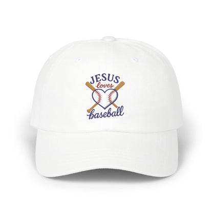 Embroidered JESUS Loves Baseball Classic baseball Cap