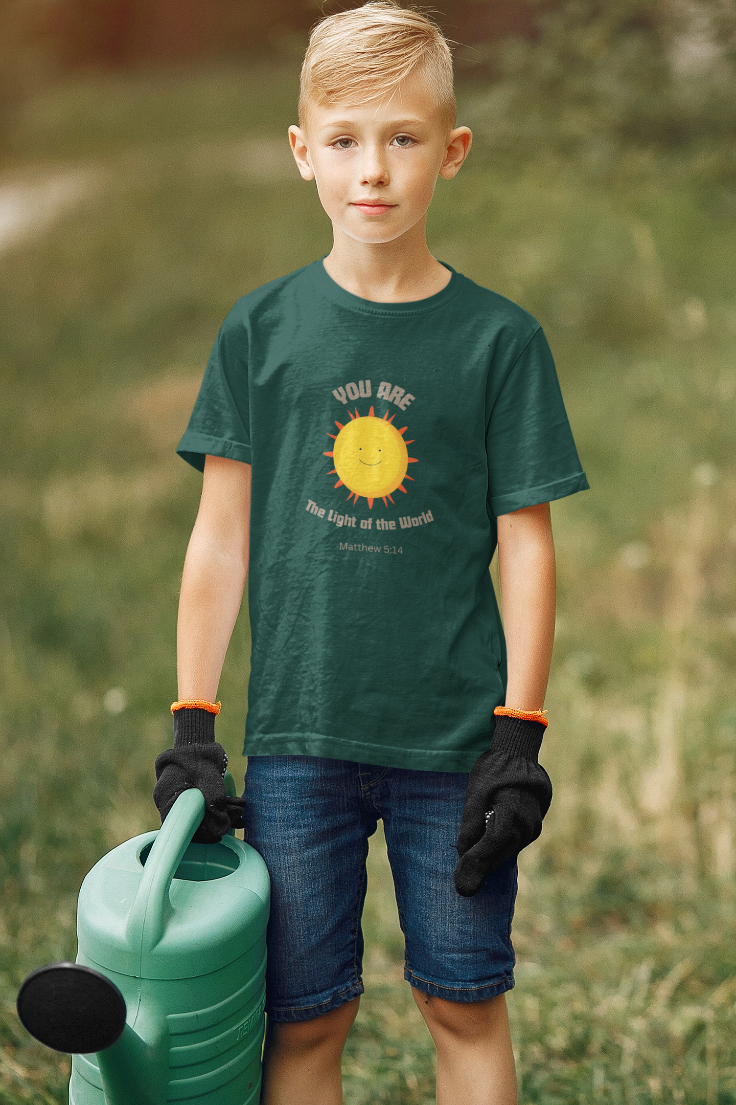 You Are The Light Of The World Kids Cotton Tee