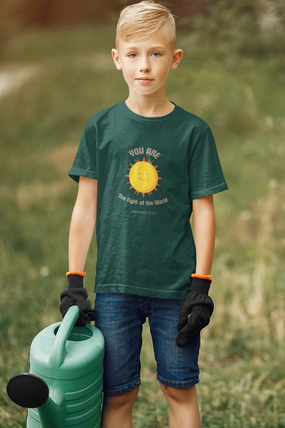 You Are The Light Of The World Kids Cotton Tee