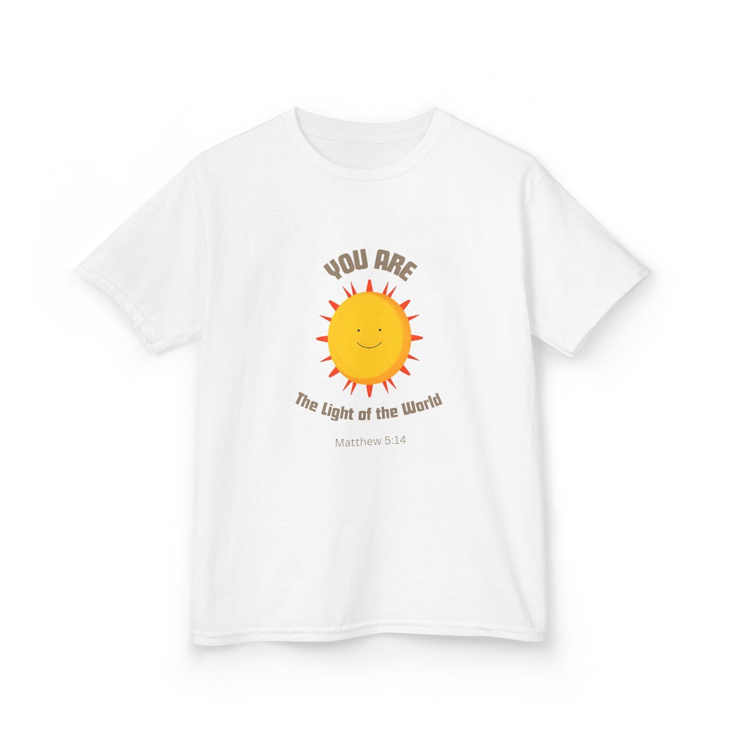 You Are The Light Of The World Kids Cotton Tee