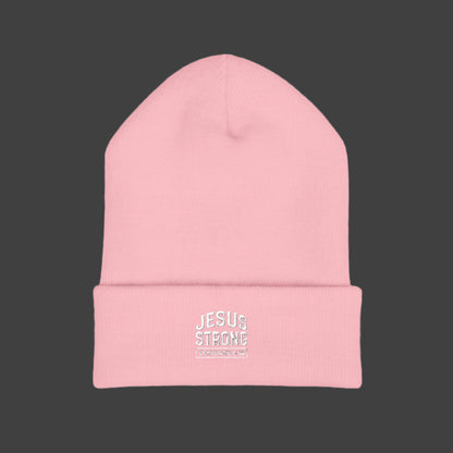 Embroidered Jesus Strong Beanie Cap