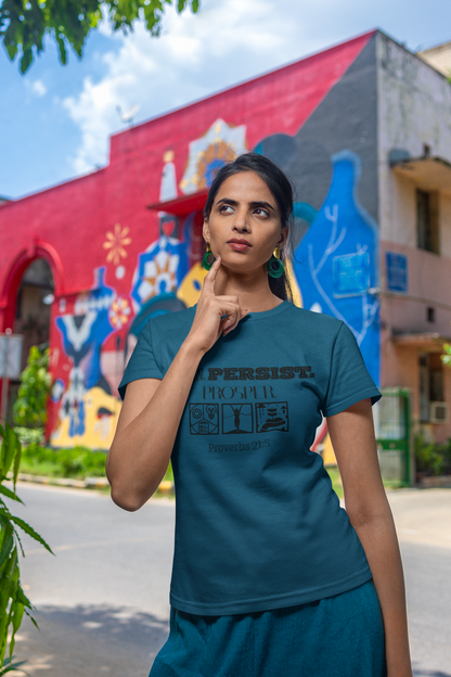 Plan Persist and Prosper Proverbs 21:5 Unisex Heavy Cotton Tee