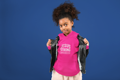 The JESUS Strong Ephesian 6:10 Kids Hoodie