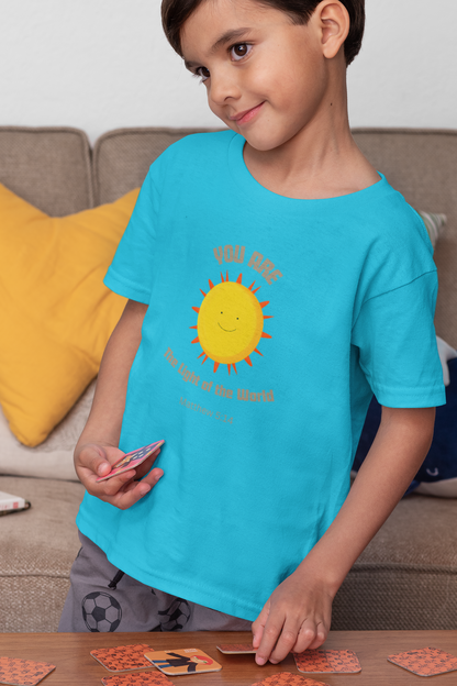 You Are The Light Of The World Kids Cotton Tee